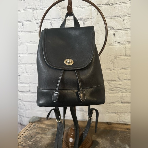 Vintage Coach Daypack Backpack Nickel hardware - Picture 1 of 9